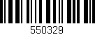 Código de barras (EAN, GTIN, SKU, ISBN): '550329'