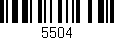 Código de barras (EAN, GTIN, SKU, ISBN): '5504'