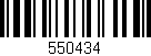 Código de barras (EAN, GTIN, SKU, ISBN): '550434'