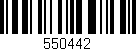 Código de barras (EAN, GTIN, SKU, ISBN): '550442'