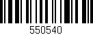 Código de barras (EAN, GTIN, SKU, ISBN): '550540'