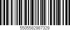 Código de barras (EAN, GTIN, SKU, ISBN): '5505582987329'