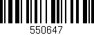 Código de barras (EAN, GTIN, SKU, ISBN): '550647'