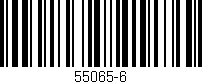 Código de barras (EAN, GTIN, SKU, ISBN): '55065-6'