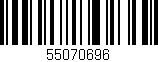 Código de barras (EAN, GTIN, SKU, ISBN): '55070696'