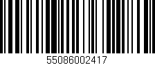 Código de barras (EAN, GTIN, SKU, ISBN): '55086002417'