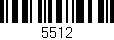 Código de barras (EAN, GTIN, SKU, ISBN): '5512'