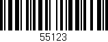 Código de barras (EAN, GTIN, SKU, ISBN): '55123'