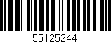 Código de barras (EAN, GTIN, SKU, ISBN): '55125244'