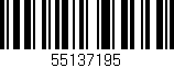 Código de barras (EAN, GTIN, SKU, ISBN): '55137195'