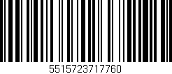 Código de barras (EAN, GTIN, SKU, ISBN): '5515723717760'