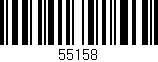 Código de barras (EAN, GTIN, SKU, ISBN): '55158'