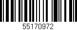 Código de barras (EAN, GTIN, SKU, ISBN): '55170972'