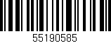 Código de barras (EAN, GTIN, SKU, ISBN): '55190585'