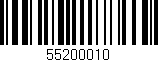 Código de barras (EAN, GTIN, SKU, ISBN): '55200010'