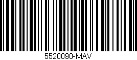 Código de barras (EAN, GTIN, SKU, ISBN): '5520090-MAV'