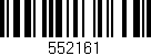 Código de barras (EAN, GTIN, SKU, ISBN): '552161'
