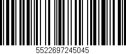 Código de barras (EAN, GTIN, SKU, ISBN): '5522697245045'