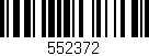 Código de barras (EAN, GTIN, SKU, ISBN): '552372'