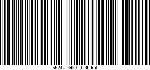 Código de barras (EAN, GTIN, SKU, ISBN): '55244_3489_0_800ml'