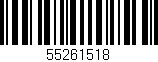 Código de barras (EAN, GTIN, SKU, ISBN): '55261518'