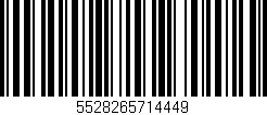 Código de barras (EAN, GTIN, SKU, ISBN): '5528265714449'