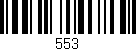 Código de barras (EAN, GTIN, SKU, ISBN): '553'