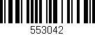 Código de barras (EAN, GTIN, SKU, ISBN): '553042'