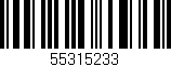 Código de barras (EAN, GTIN, SKU, ISBN): '55315233'