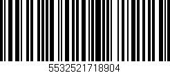 Código de barras (EAN, GTIN, SKU, ISBN): '5532521718904'