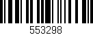 Código de barras (EAN, GTIN, SKU, ISBN): '553298'