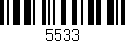 Código de barras (EAN, GTIN, SKU, ISBN): '5533'