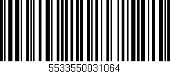 Código de barras (EAN, GTIN, SKU, ISBN): '5533550031064'