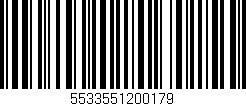 Código de barras (EAN, GTIN, SKU, ISBN): '5533551200179'