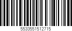 Código de barras (EAN, GTIN, SKU, ISBN): '5533551512715'