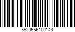 Código de barras (EAN, GTIN, SKU, ISBN): '5533556100146'