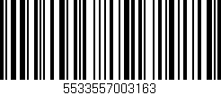 Código de barras (EAN, GTIN, SKU, ISBN): '5533557003163'