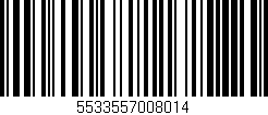 Código de barras (EAN, GTIN, SKU, ISBN): '5533557008014'