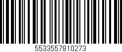 Código de barras (EAN, GTIN, SKU, ISBN): '5533557810273'