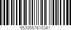 Código de barras (EAN, GTIN, SKU, ISBN): '5533557810341'