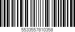 Código de barras (EAN, GTIN, SKU, ISBN): '5533557810358'