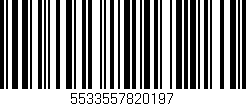 Código de barras (EAN, GTIN, SKU, ISBN): '5533557820197'