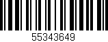 Código de barras (EAN, GTIN, SKU, ISBN): '55343649'