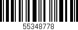 Código de barras (EAN, GTIN, SKU, ISBN): '55348778'