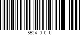 Código de barras (EAN, GTIN, SKU, ISBN): '5534_0_0_U'