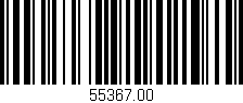 Código de barras (EAN, GTIN, SKU, ISBN): '55367.00'