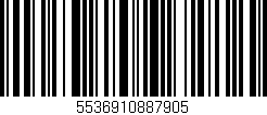 Código de barras (EAN, GTIN, SKU, ISBN): '5536910887905'