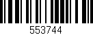 Código de barras (EAN, GTIN, SKU, ISBN): '553744'