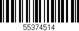 Código de barras (EAN, GTIN, SKU, ISBN): '55374514'
