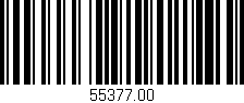 Código de barras (EAN, GTIN, SKU, ISBN): '55377.00'